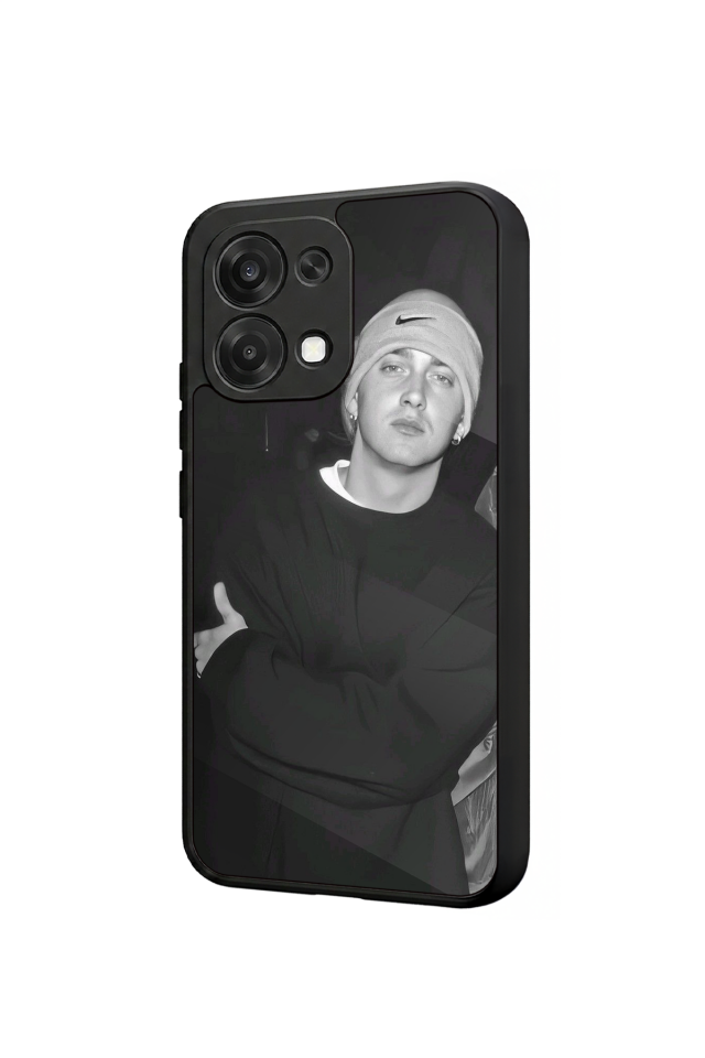 Oppo A6 Pro Uyumlu Eminem Tasarımlı Glossy Premium Kılıf