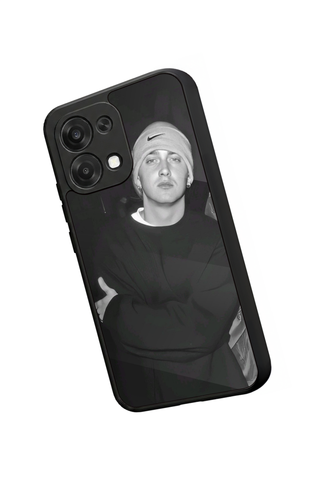 Oppo A6 Pro Uyumlu Eminem Tasarımlı Glossy Premium Kılıf