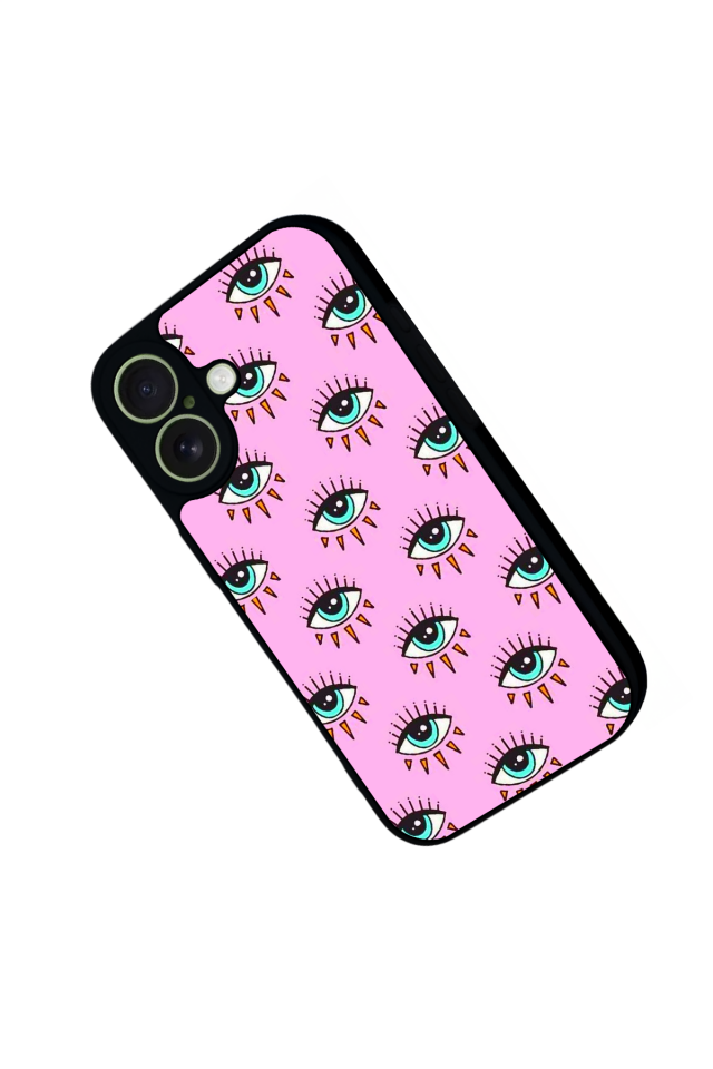 iPhone 17 Uyumlu Göz Tasarımlı Glossy Premium Kılıf