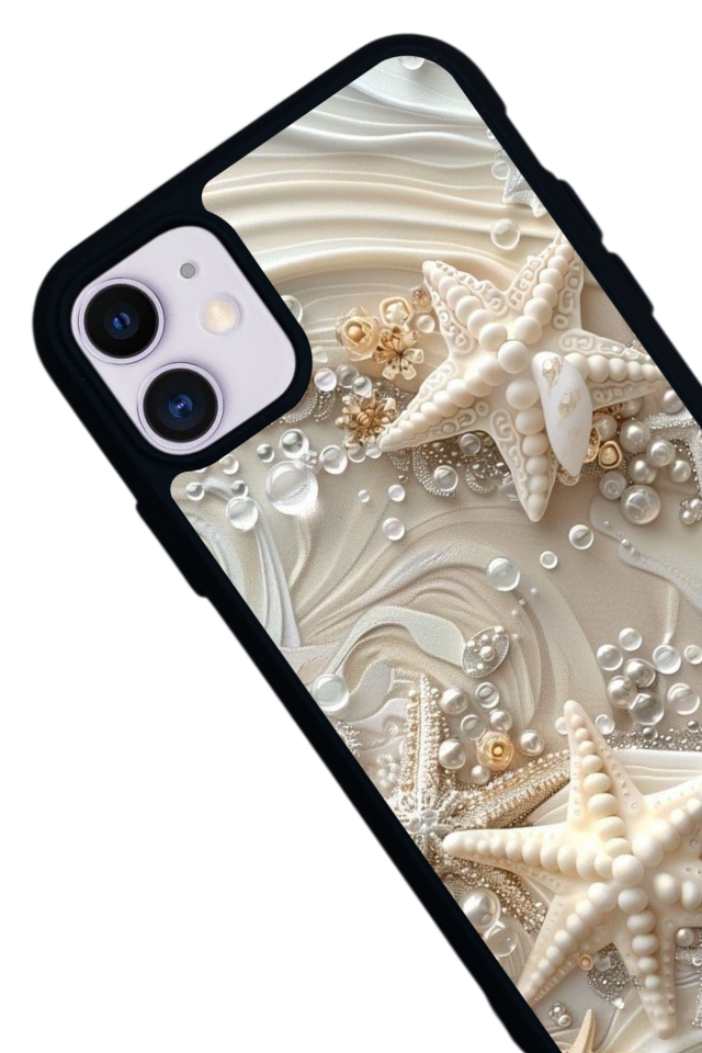 iPhone 11 Uyumlu  İnci Tasarımlı Glossy Premium Kılıf