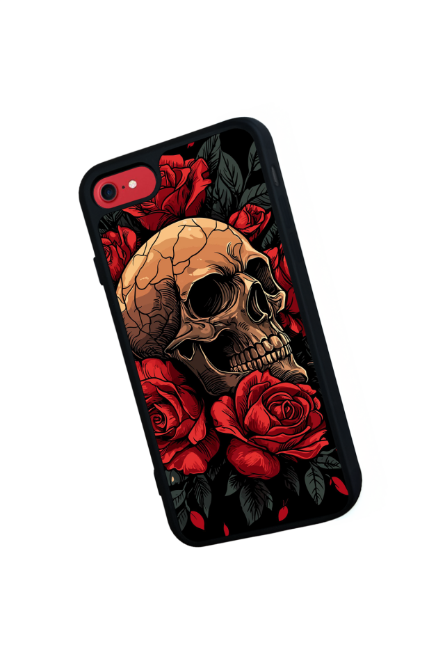 iPhone 7 Uyumlu KuruKafa Tasarımlı Glossy Premium Kılıf