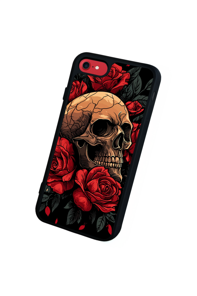 iPhone 7 Uyumlu KuruKafa Tasarımlı Glossy Premium Kılıf