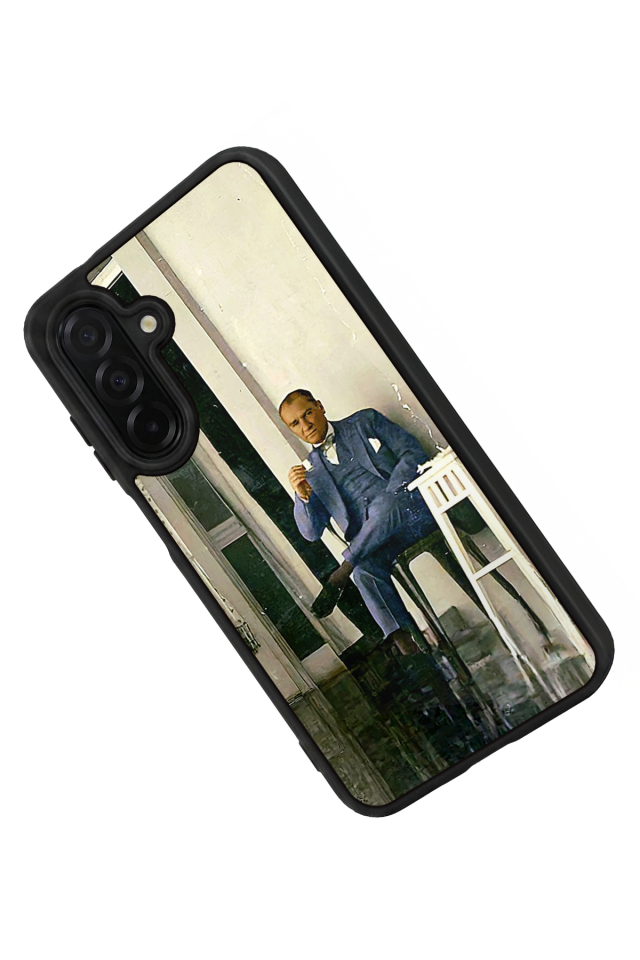 Samsung Galaxy A56 Uyumlu Mustafa Kemal Ataturk Tasarımlı Glossy Premium Kılıf