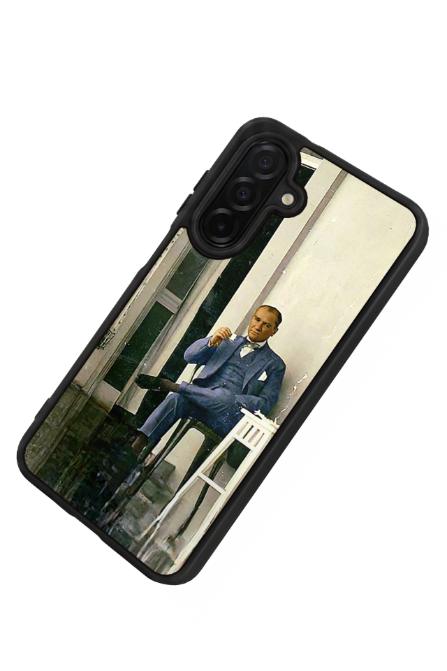 Samsung Galaxy A56 Uyumlu Mustafa Kemal Ataturk Tasarımlı Glossy Premium Kılıf