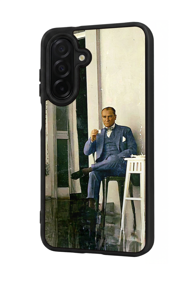 Samsung Galaxy A56 Uyumlu Mustafa Kemal Ataturk Tasarımlı Glossy Premium Kılıf