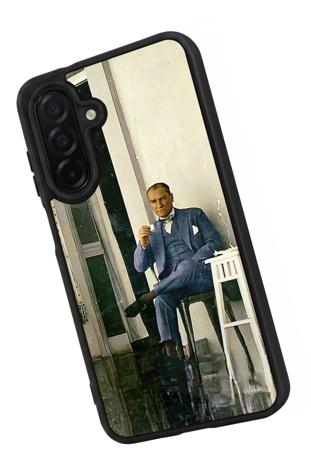 Samsung Galaxy A56 Uyumlu Mustafa Kemal Ataturk Tasarımlı Glossy Premium Kılıf