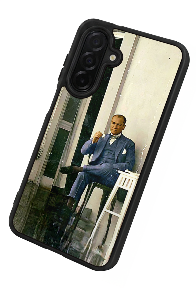 Samsung Galaxy A56 Uyumlu Mustafa Kemal Ataturk Tasarımlı Glossy Premium Kılıf