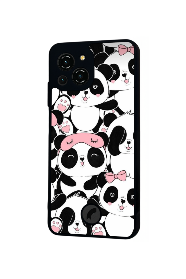 Reeder S23 Pro Max Uyumlu Panda Tasarımlı Glossy Premium Kılıf