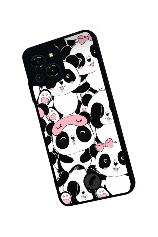 Reeder S23 Pro Max Uyumlu Panda Tasarımlı Glossy Premium Kılıf