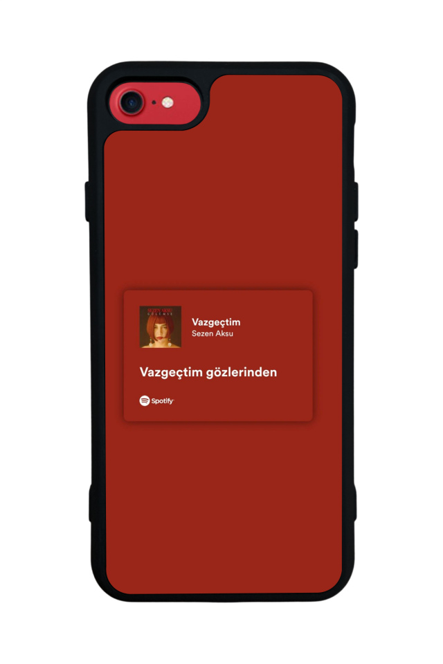 iPhone 8 Uyumlu Sarki Sozleri Tasarımlı Glossy Premium Kılıf