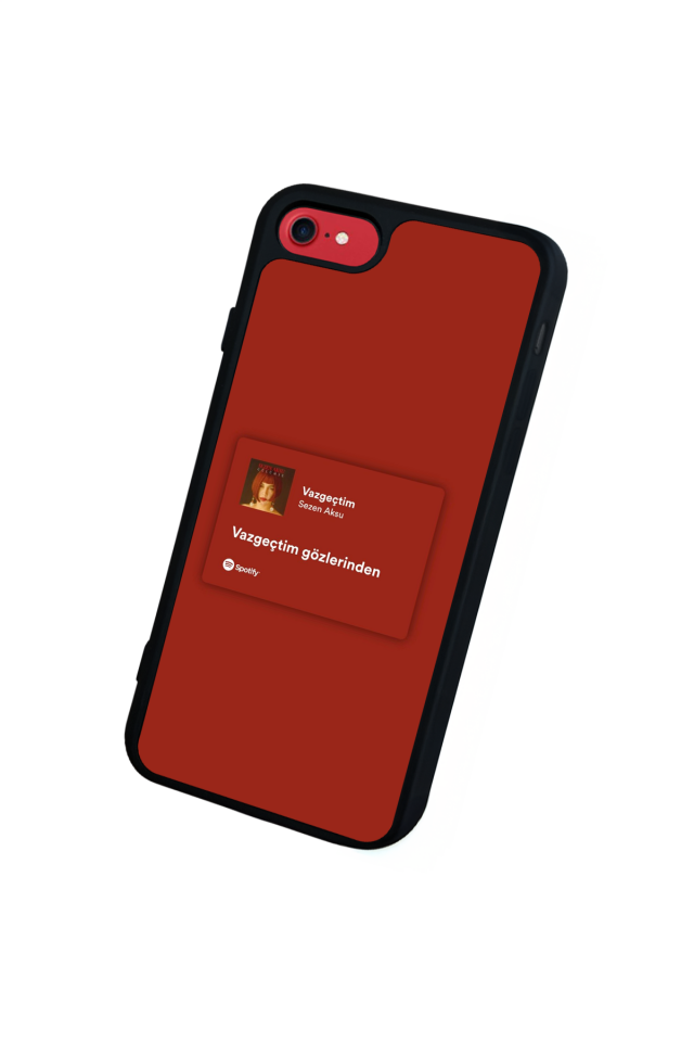 iPhone 8 Uyumlu Sarki Sozleri Tasarımlı Glossy Premium Kılıf