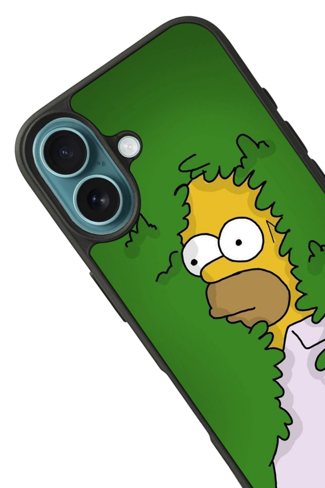 iPhone 16 Plus Uyumlu The Simpsons Tasarımlı Glossy Premium Kılıf