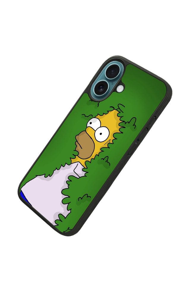 iPhone 16 Plus Uyumlu The Simpsons Tasarımlı Glossy Premium Kılıf