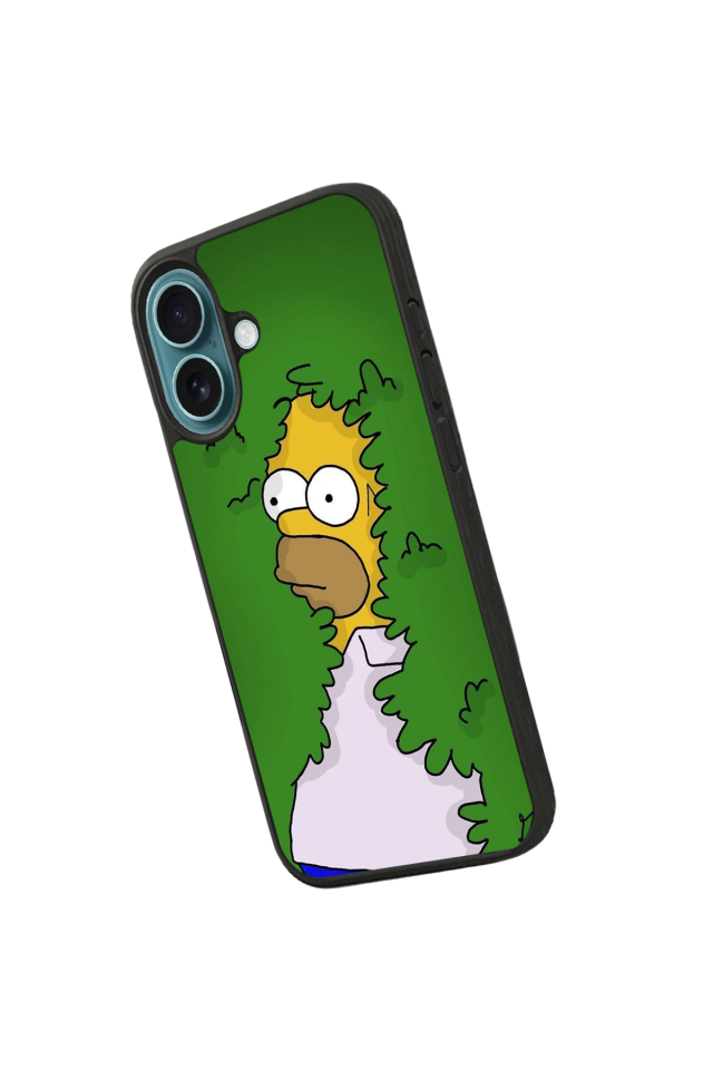 iPhone 16 Plus Uyumlu The Simpsons Tasarımlı Glossy Premium Kılıf