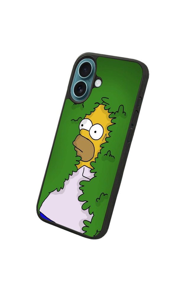 iPhone 16 Plus Uyumlu The Simpsons Tasarımlı Glossy Premium Kılıf