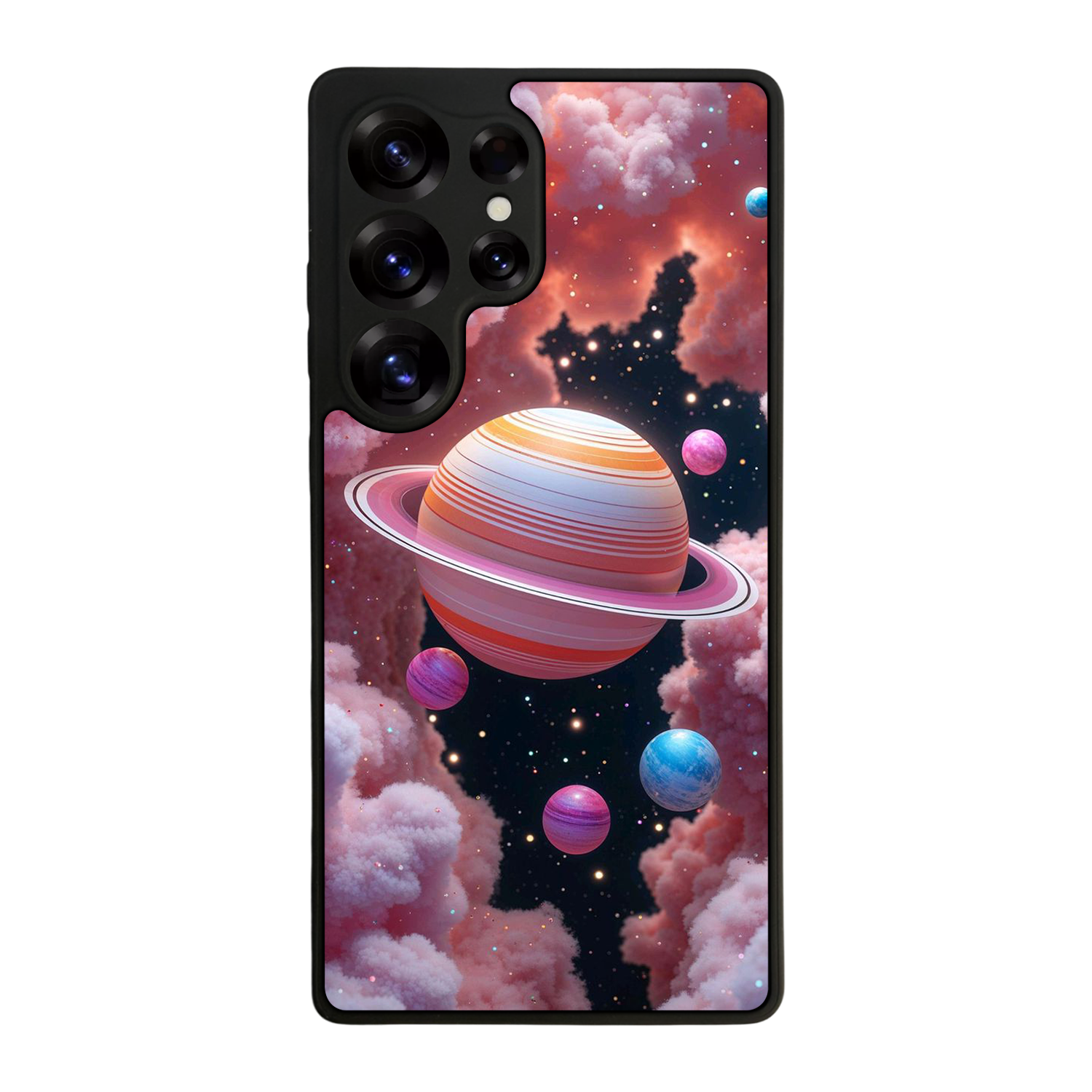 Samsung Galaxy S25 Ultra Uyumlu Uzay Tasarımlı Glossy Premium Kılıf