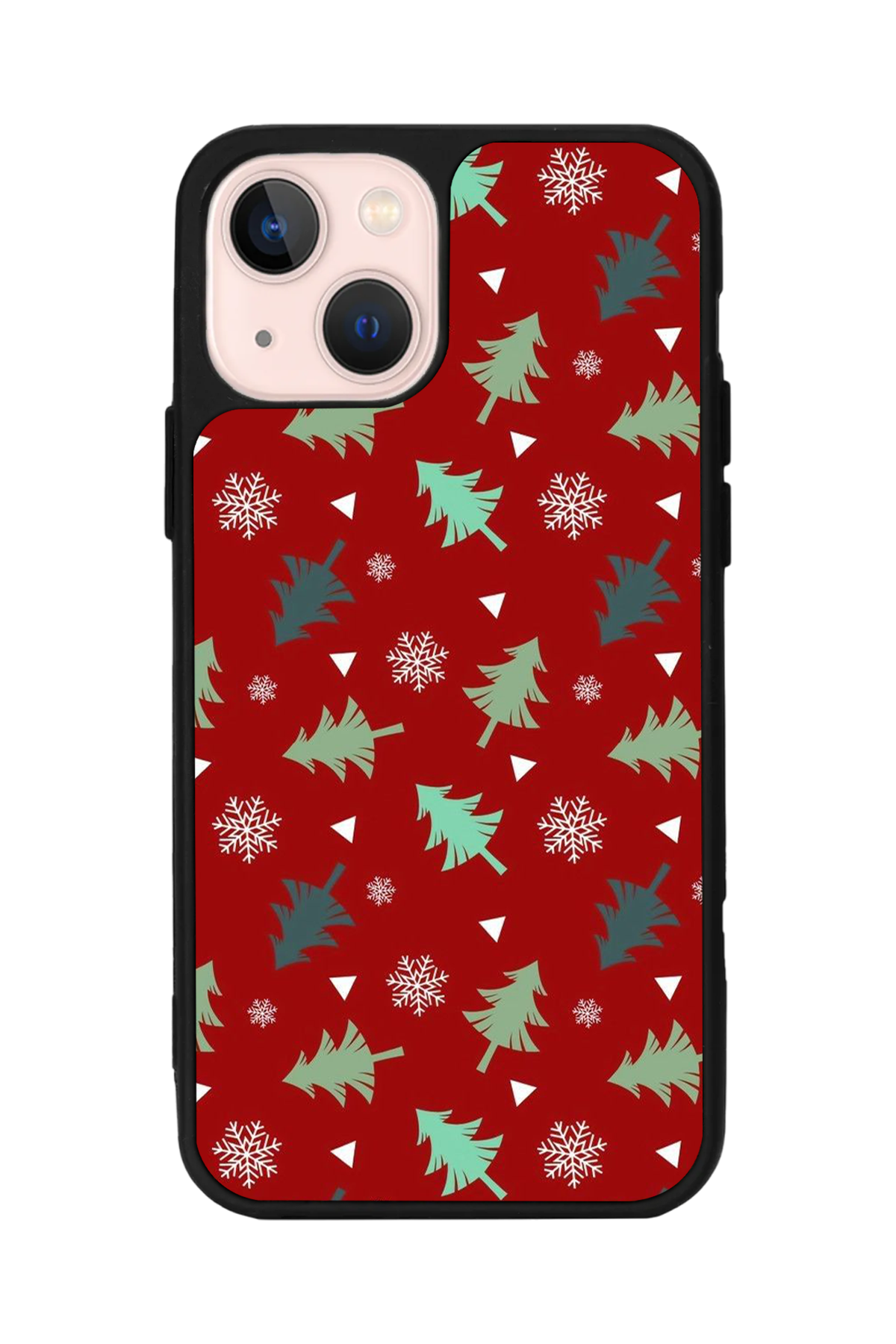 iPhone 13/14 Uyumlu Yilbasi Christmas Tasarımlı Glossy Premium Kılıf