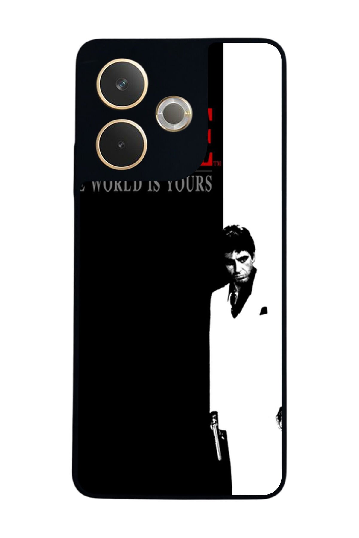 Oppo A5 Pro Uyumlu Scarface Tasarımlı Glossy Premium Kılıf