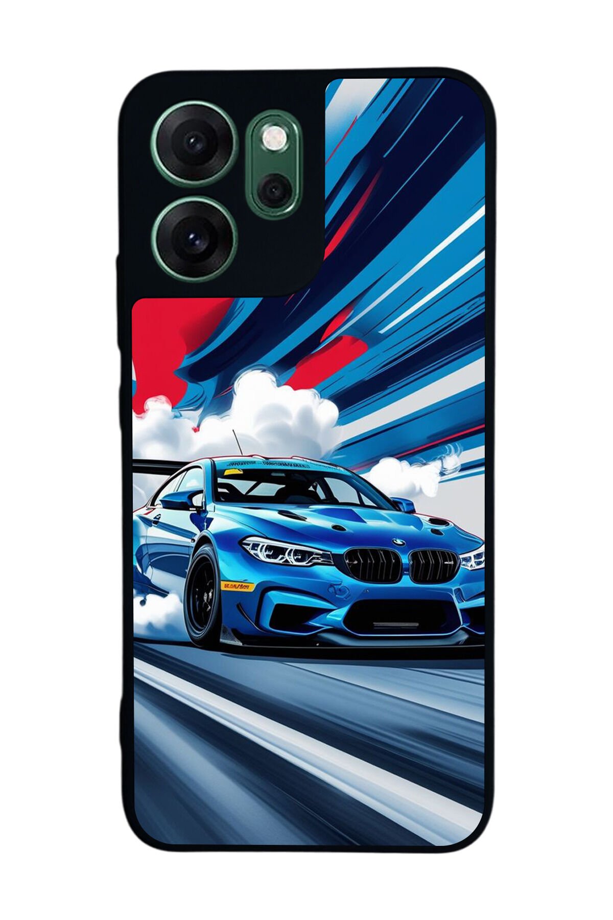 Oppo Reno 14F Uyumlu BMW Tasarımlı Glossy Premium Kılıf