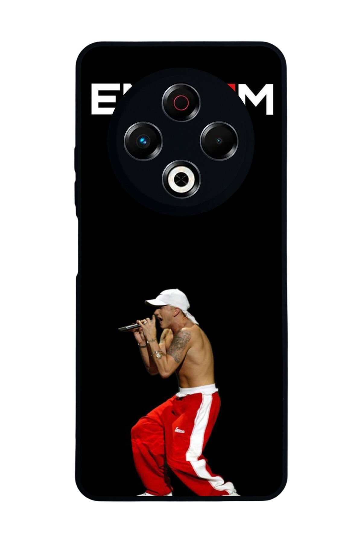 Tecno Spark 30 Uyumlu Eminem Tasarımlı Glossy Premium Kılıf