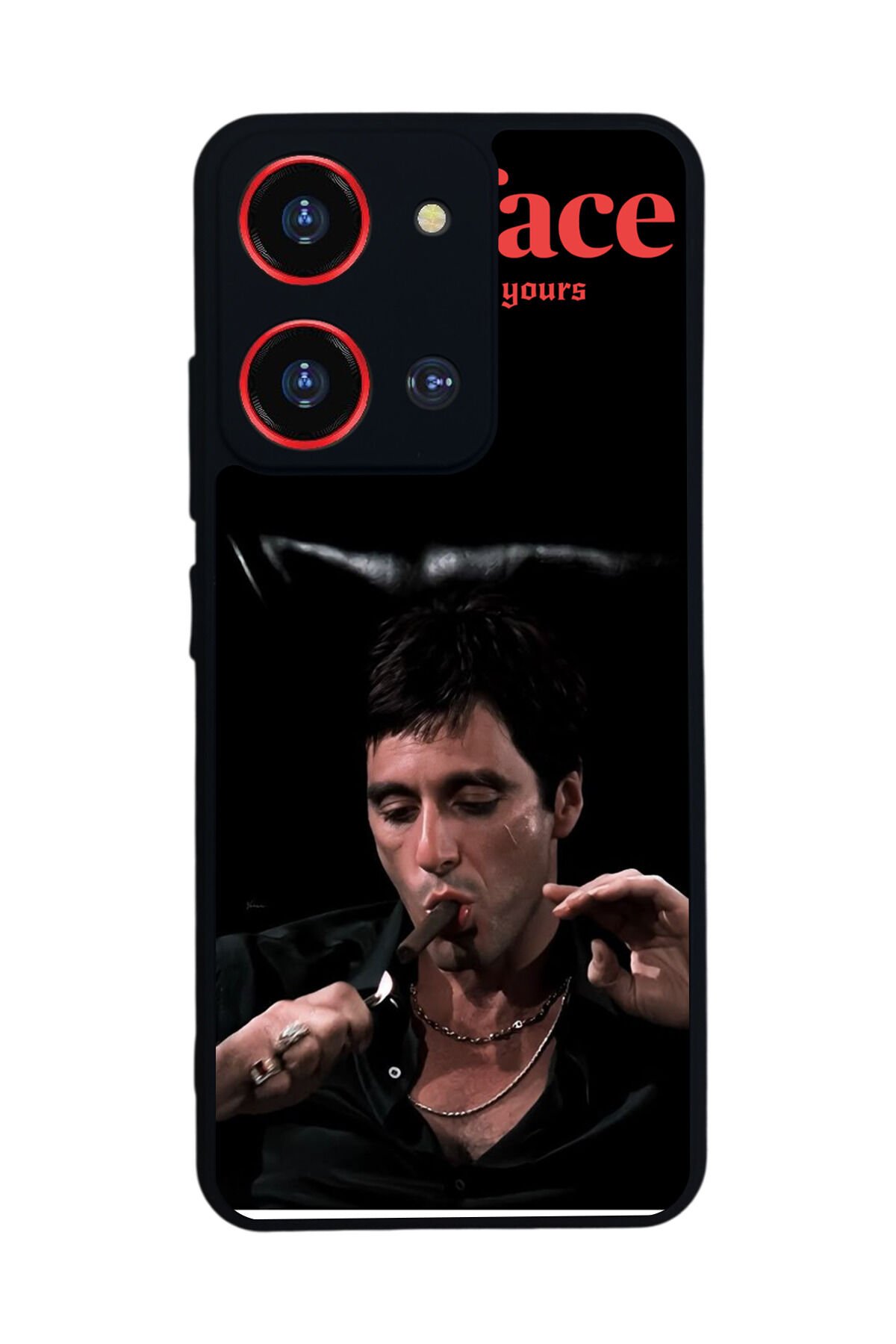 Reeder S19 Max Pro S ZOOM Uyumlu Scarface Tasarımlı Glossy Premium Kılıf