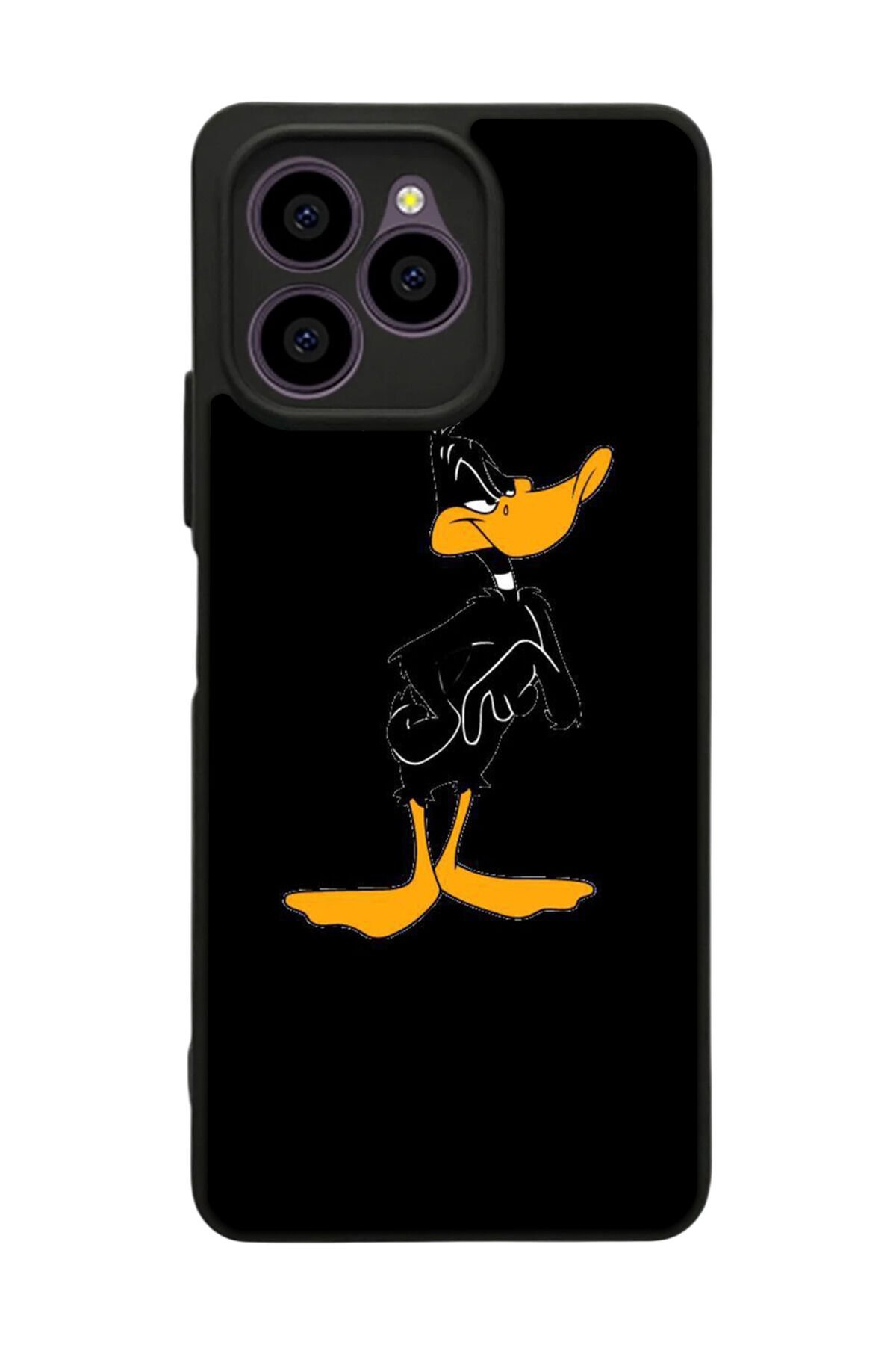 Omix X6 Uyumlu Daffy duck Tasarımlı Glossy Premium Kılıf