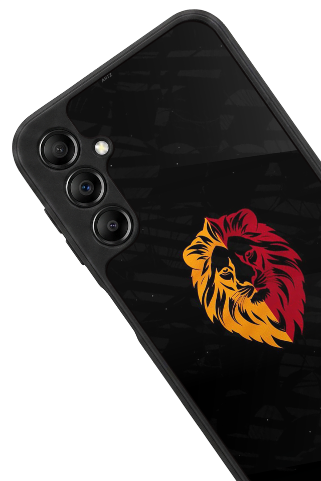 Samsung Galaxy A14 Uyumlu Aslan Tasarımlı Glossy Premium Kılıf