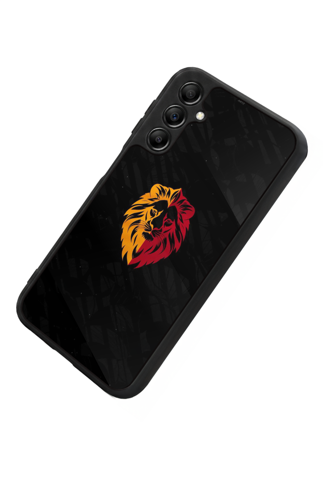 Samsung Galaxy A14 Uyumlu Aslan Tasarımlı Glossy Premium Kılıf