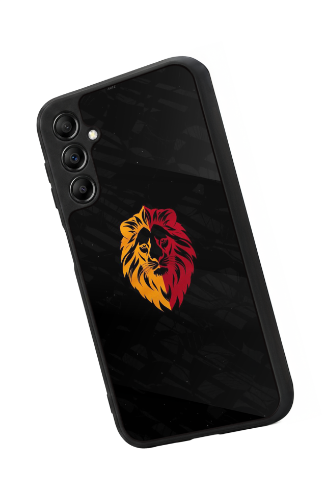 Samsung Galaxy A14 Uyumlu Aslan Tasarımlı Glossy Premium Kılıf