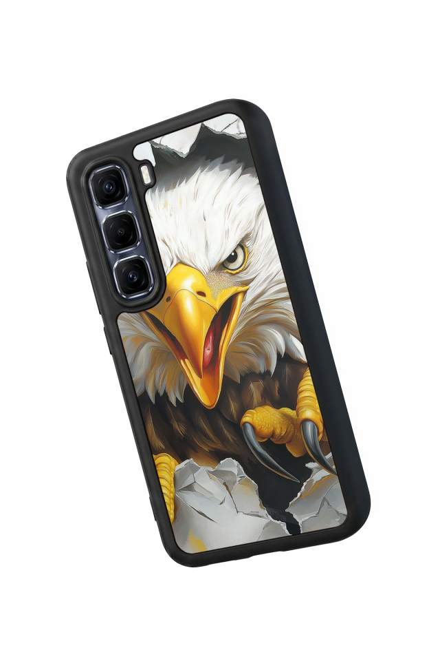 Infinix Hot 60 Pro Plus Uyumlu Besiktas Tasarımlı Glossy Premium Kılıf