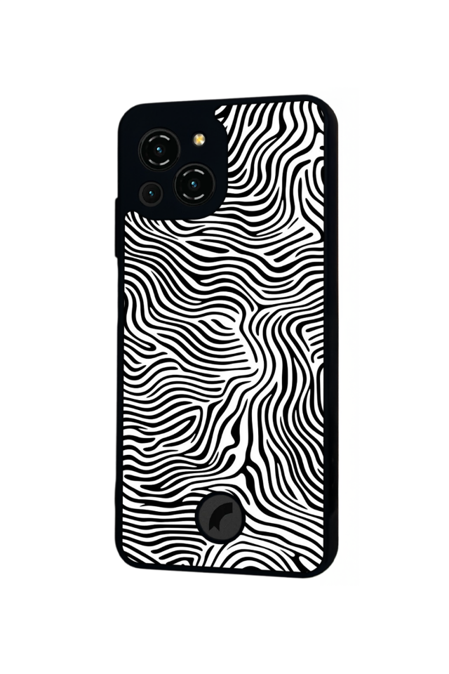 Reeder S23 Pro Max Uyumlu Çizgi Sanatı Tasarımlı Glossy Premium Kılıf