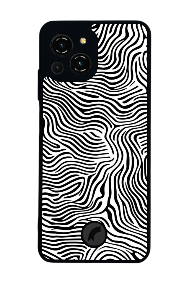 Reeder S23 Pro Max Uyumlu Çizgi Sanatı Tasarımlı Glossy Premium Kılıf