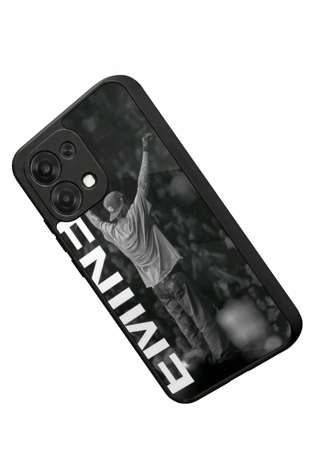 Oppo A6 Pro Uyumlu Eminem Tasarımlı Glossy Premium Kılıf