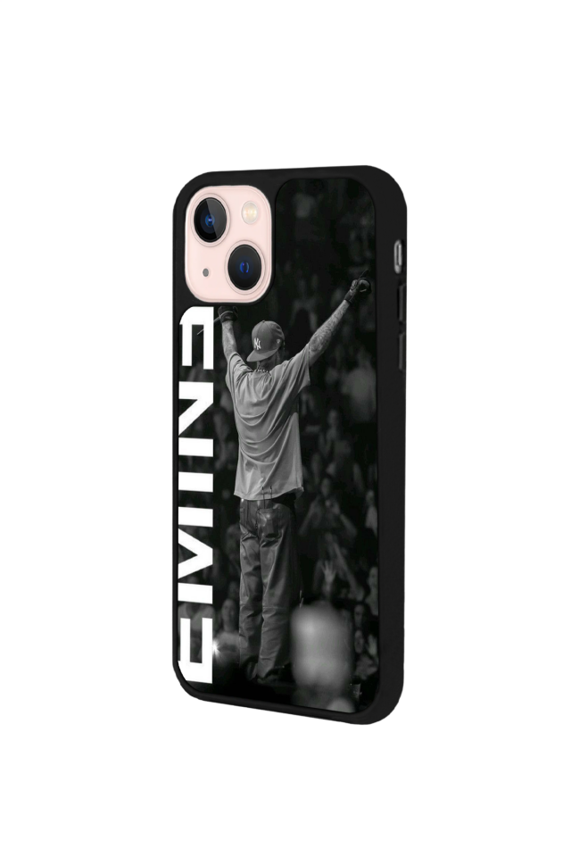 iPhone 13 Mini Uyumlu Eminem Tasarımlı Glossy Premium Kılıf