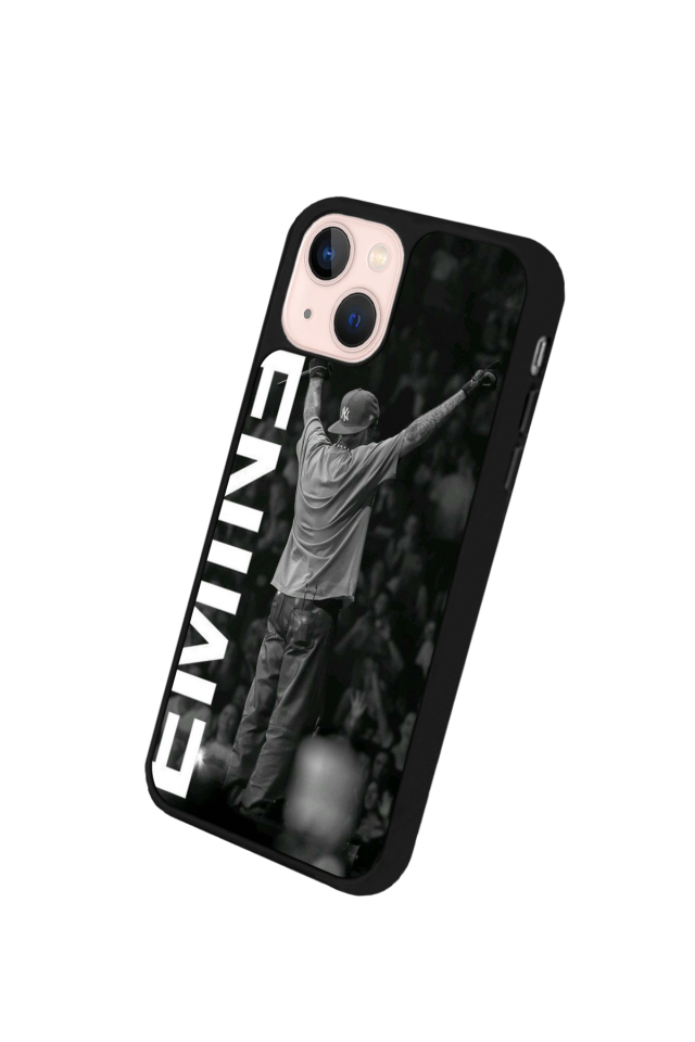 iPhone 13 Mini Uyumlu Eminem Tasarımlı Glossy Premium Kılıf