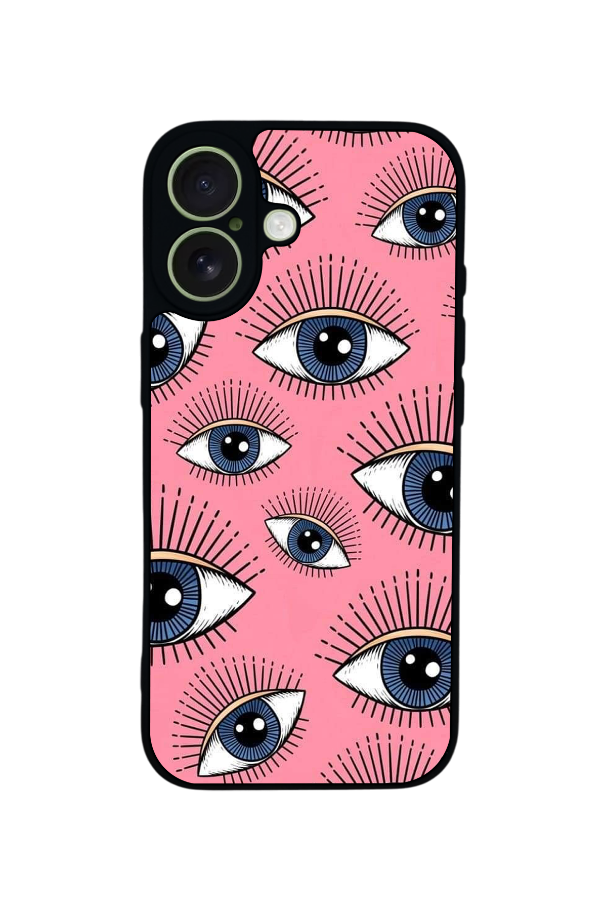 iPhone 17 Uyumlu Göz Tasarımlı Glossy Premium Kılıf