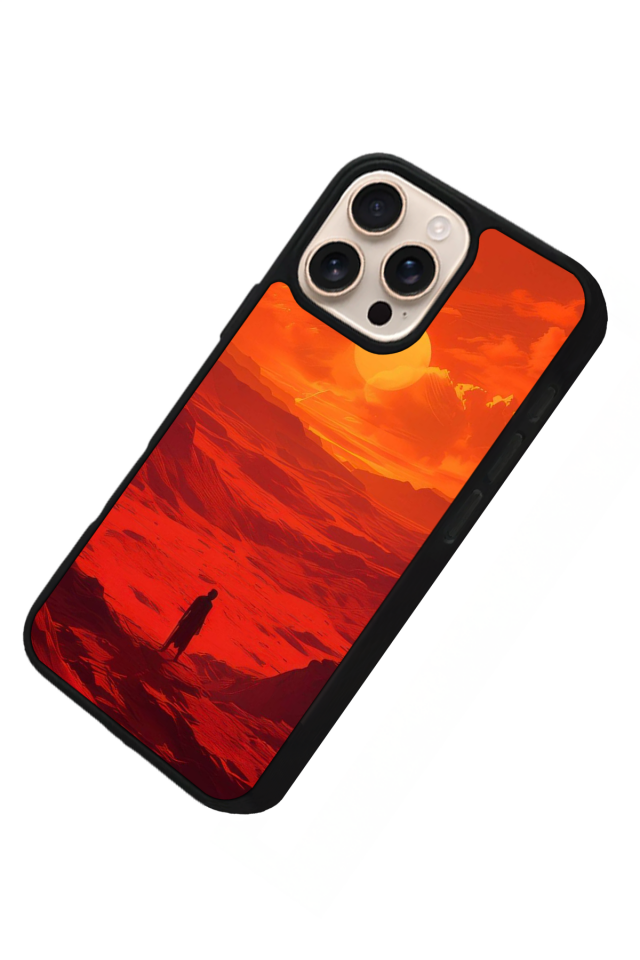 iPhone 15 Pro Max Uyumlu Gunes Tasarımlı Glossy Premium Kılıf