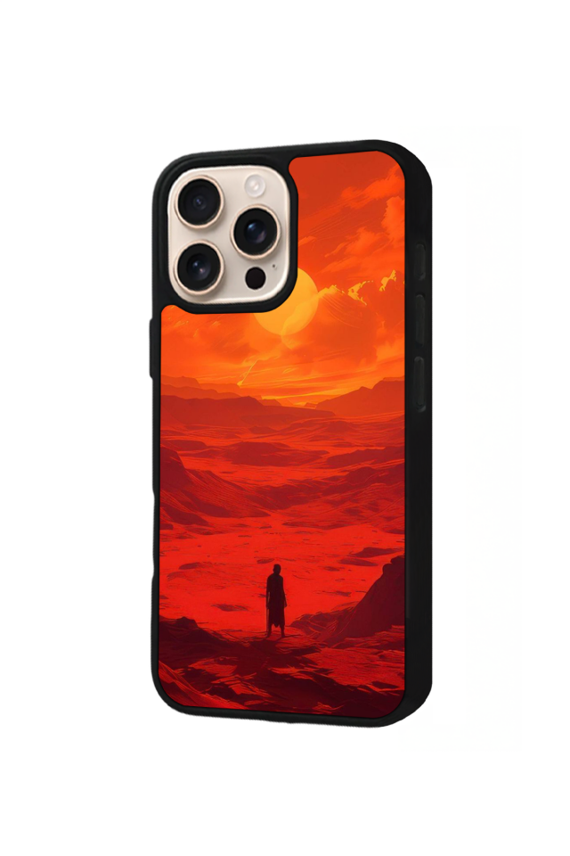 iPhone 15 Pro Max Uyumlu Gunes Tasarımlı Glossy Premium Kılıf