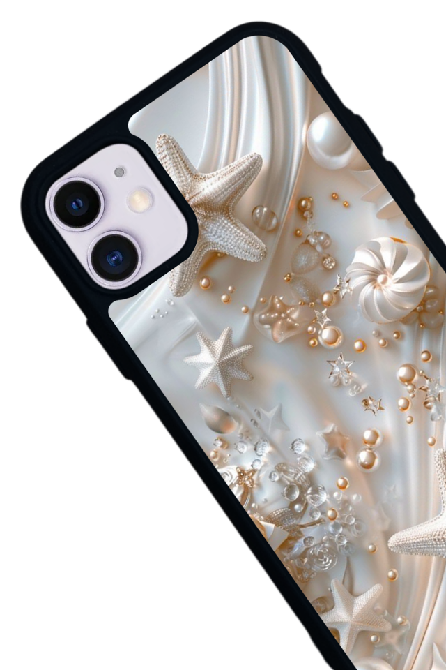 iPhone 11 Uyumlu  İnci Tasarımlı Glossy Premium Kılıf