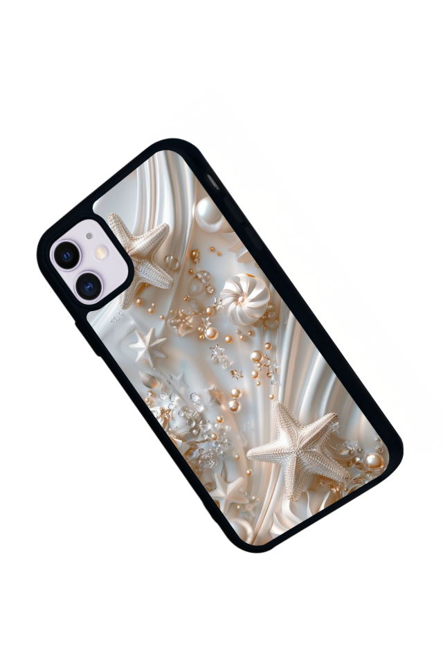 iPhone 11 Uyumlu  İnci Tasarımlı Glossy Premium Kılıf