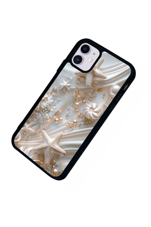 iPhone 11 Uyumlu  İnci Tasarımlı Glossy Premium Kılıf