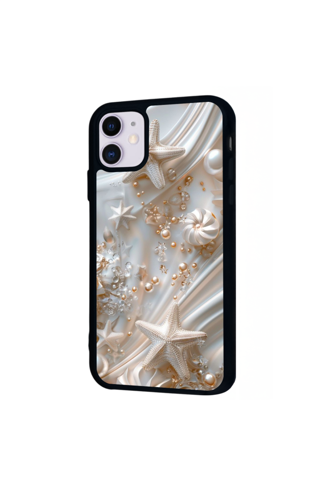 iPhone 11 Uyumlu  İnci Tasarımlı Glossy Premium Kılıf
