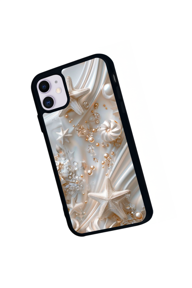iPhone 11 Uyumlu  İnci Tasarımlı Glossy Premium Kılıf