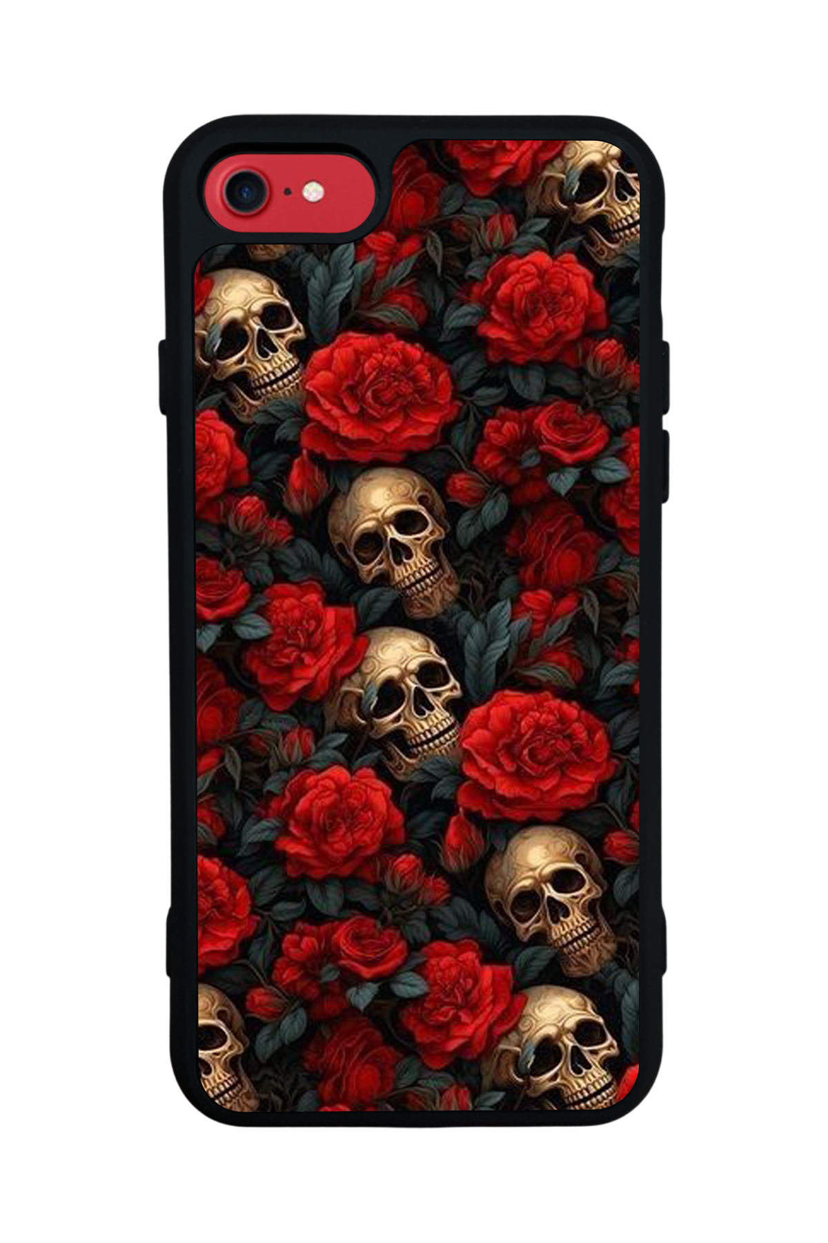iPhone 7 Uyumlu KuruKafa Tasarımlı Glossy Premium Kılıf