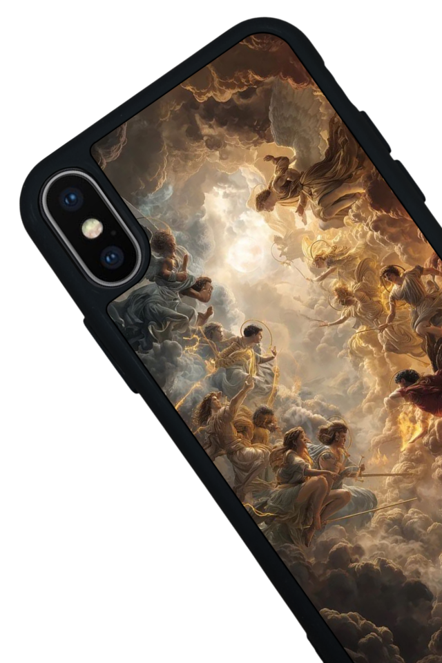 iPhone XS Max Uyumlu Melek Tasarımlı Glossy Premium Kılıf