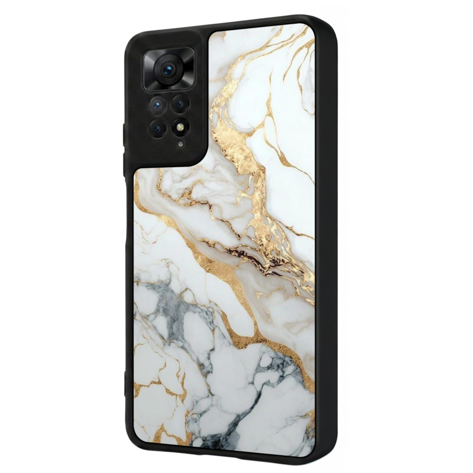 Xiaomi Redmi Note 12 Pro Uyumlu Mermer Marble Tasarımlı Glossy Premium Kılıf