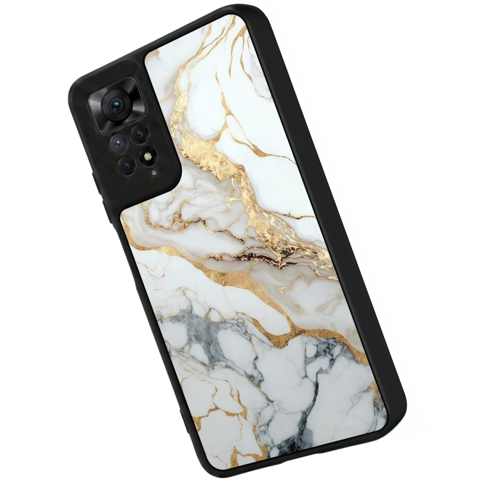 Xiaomi Redmi Note 12 Pro Uyumlu Mermer Marble Tasarımlı Glossy Premium Kılıf