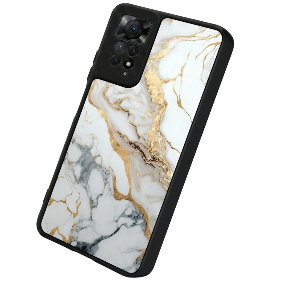 Xiaomi Redmi Note 12 Pro Uyumlu Mermer Marble Tasarımlı Glossy Premium Kılıf