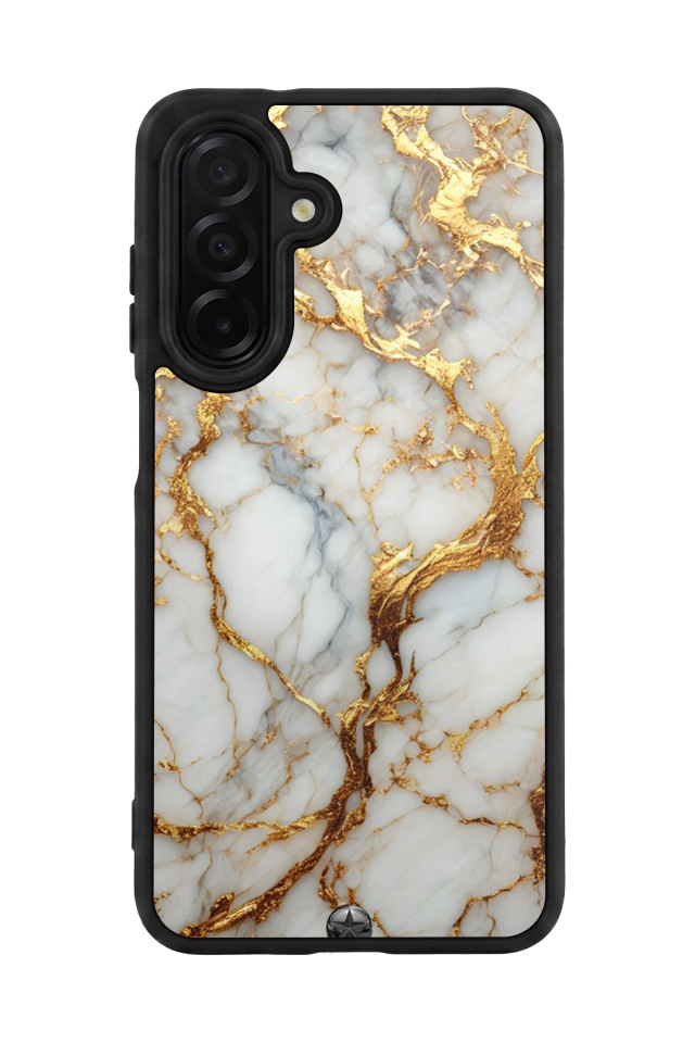 Samsung Galaxy A26 Uyumlu Mermer Marble Tasarımlı Glossy Premium Kılıf