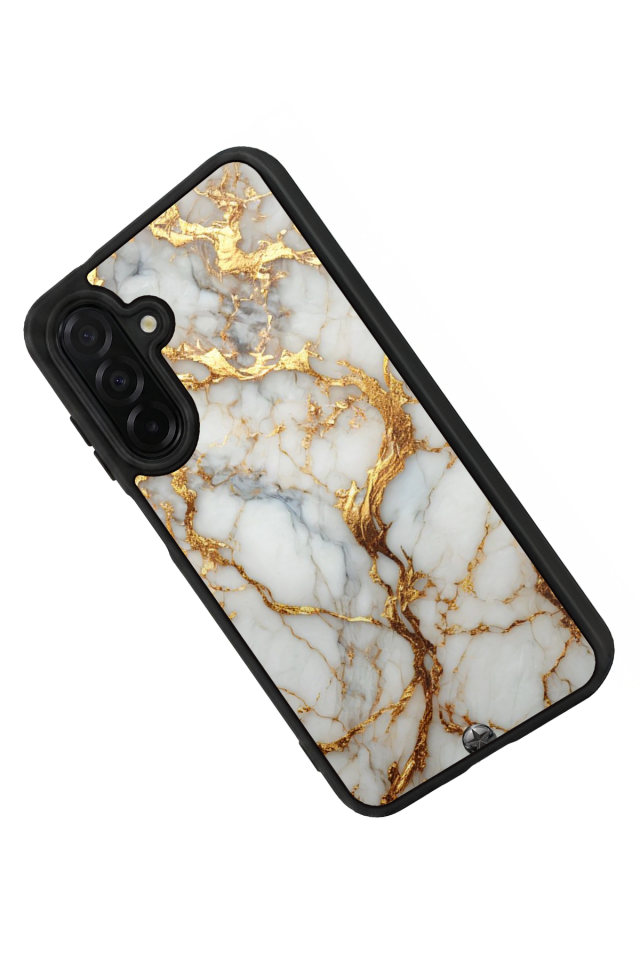 Samsung Galaxy A26 Uyumlu Mermer Marble Tasarımlı Glossy Premium Kılıf